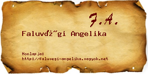 Faluvégi Angelika névjegykártya